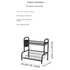 Pastelera multifuncional de almacenamiento para el hogar, productos de condimento para mesa, estante de palillos de la capa múltiple, estante de almacenamiento de condimentos de cocina