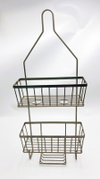 Estante de almacenamiento de cesta de baño, estante para colgar en la cocina, sala de estar 