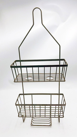 Estante de almacenamiento de cesta de baño, estante para colgar en la cocina, sala de estar 