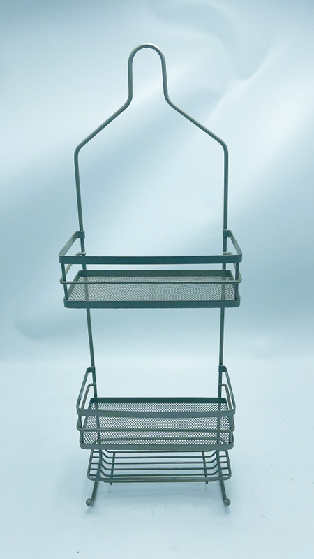 Estante de almacenamiento de cesta de baño, estante para colgar en la cocina, sala de estar 