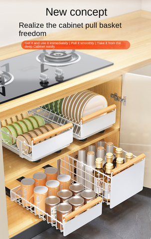 Fregadero de la cocina Ratadizo de almacenamiento de almacenamiento para el hogar Rack de almacenamiento de almacenamiento de almacenamiento